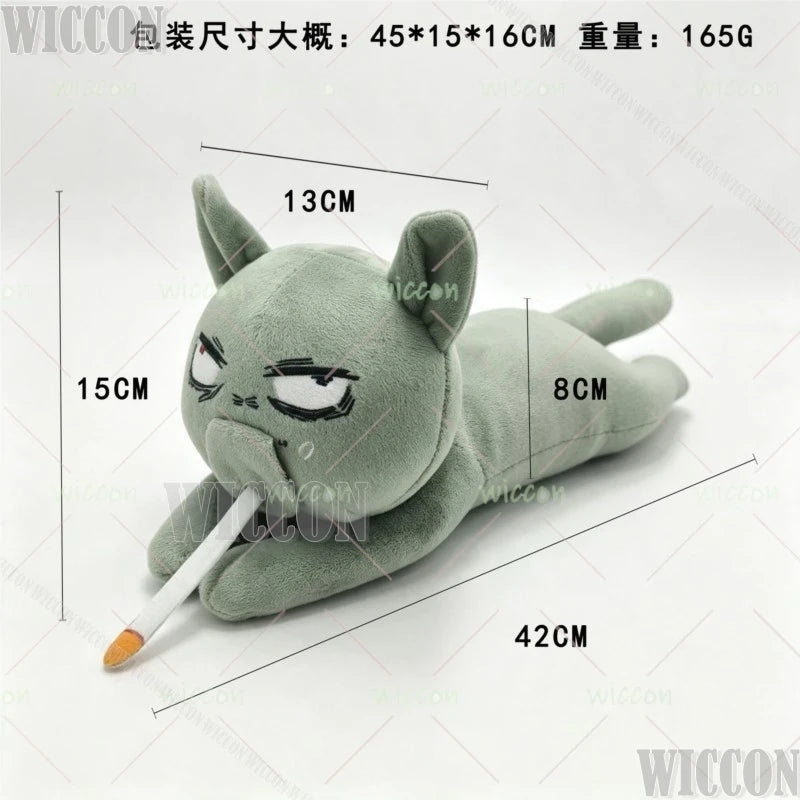 Chainsmoker Cat Yani Neko 40cm Cat Plush